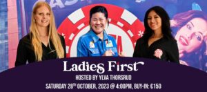 Ladies First Malta Poker Festival Hosted by Ylva Thorsrud - Website Banner